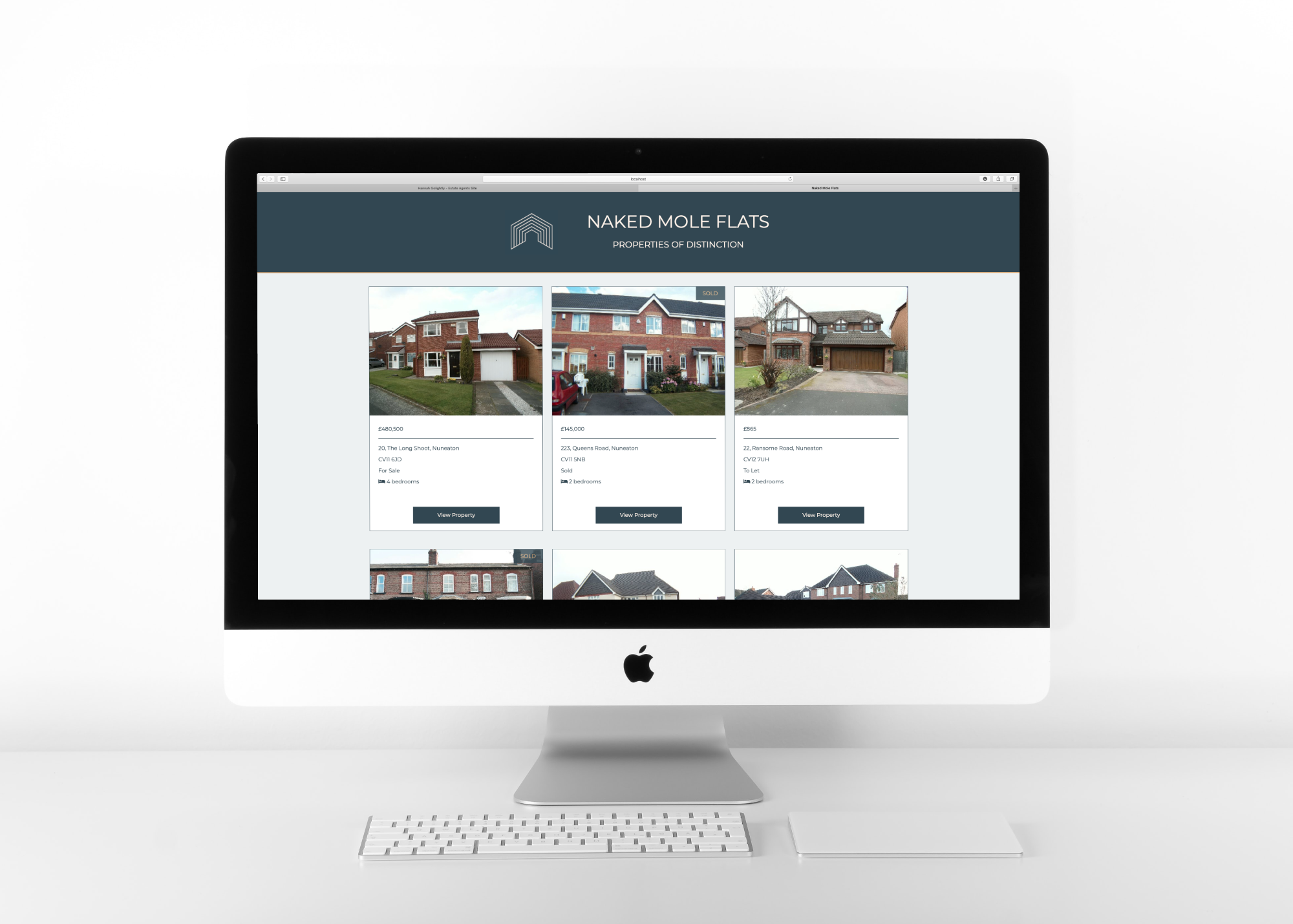 Estate Agents Site Desktop